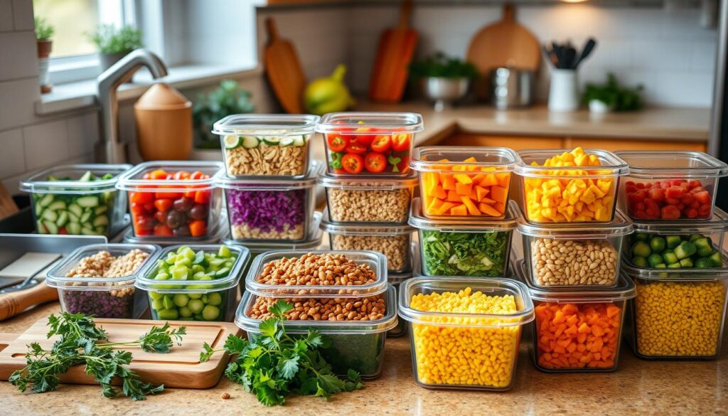 Vegetarian Meal Prep Organization