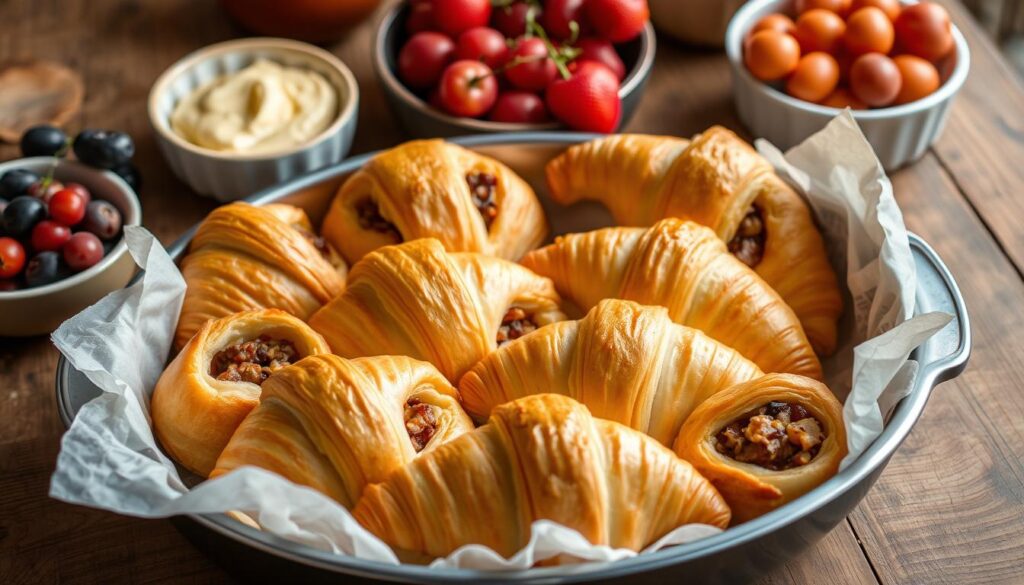 breakfast crescent rolls