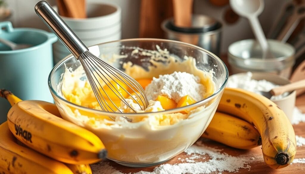 Banana Cake Mixing Techniques