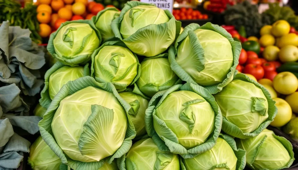 Fresh Cabbage Selection