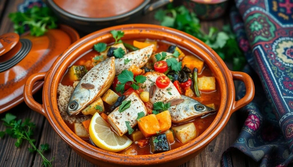 Moroccan fish stew
