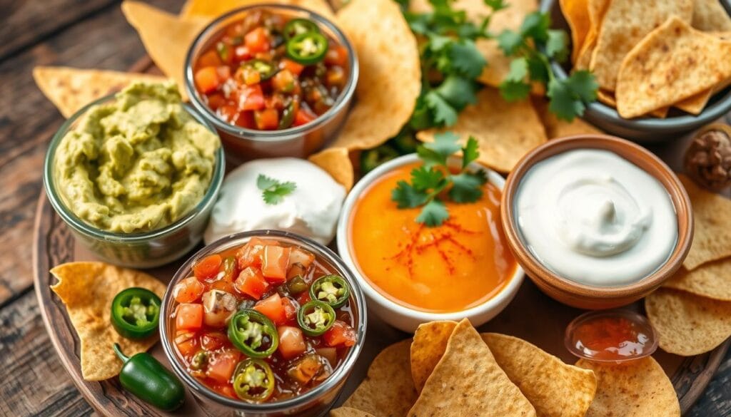 Quesadilla Dips and Accompaniments