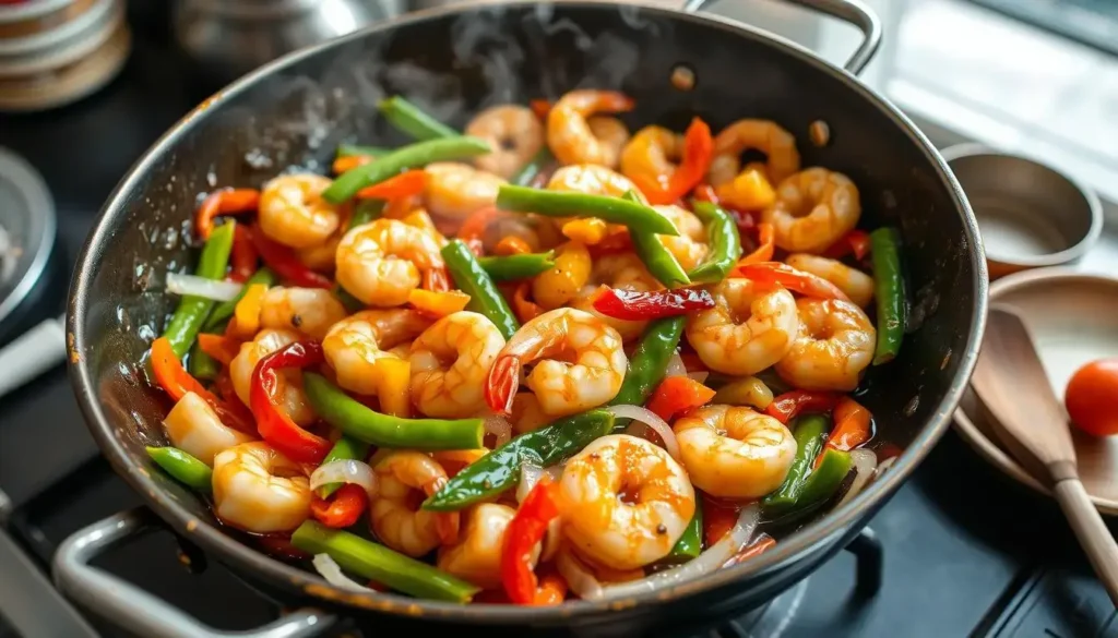 quick shrimp stir-fry