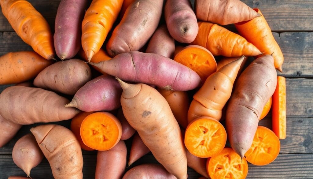 Sweet Potato Selection for Homemade Fries