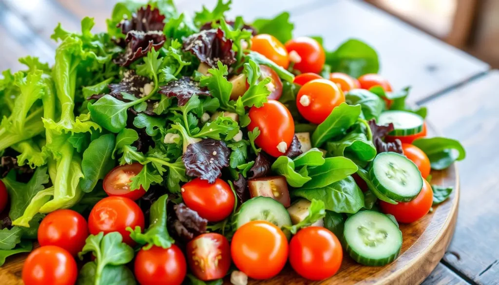 Fresh Breakfast Salad Greens