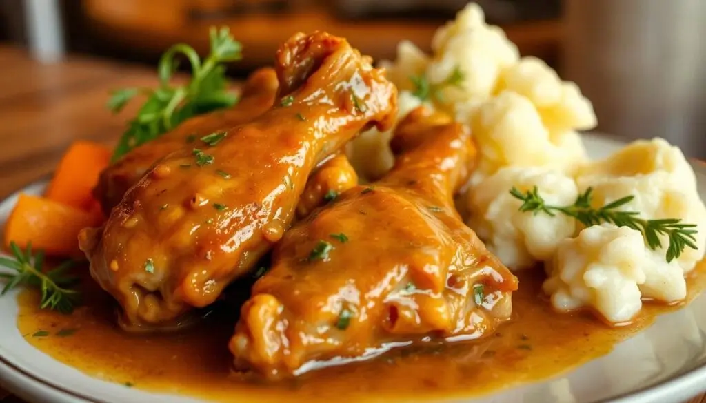 delicious smothered turkey wings